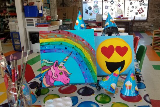 art birthday parties for kids