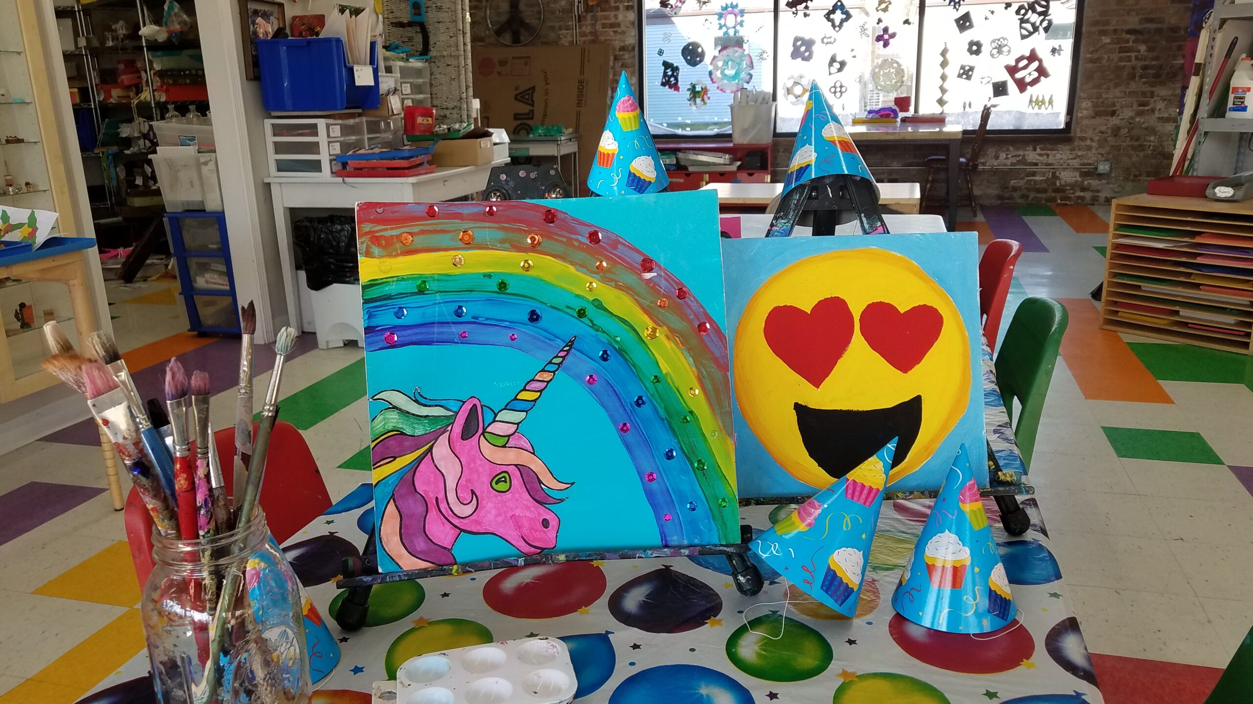 art birthday parties for kids